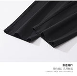 mens trend streetwear fashion loose casual plus size straight wide leg suit pant office man commute work pants trousers unique default style 2205
