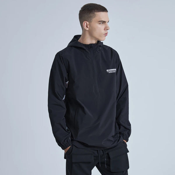 Parka minimalist windbreaker nan vintage streetwear
