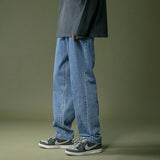 lappster men black baggy jeans streetwear 2023 harajuku casual straight pants male loose streetwear white graphic denim pants unique jeans style 2552