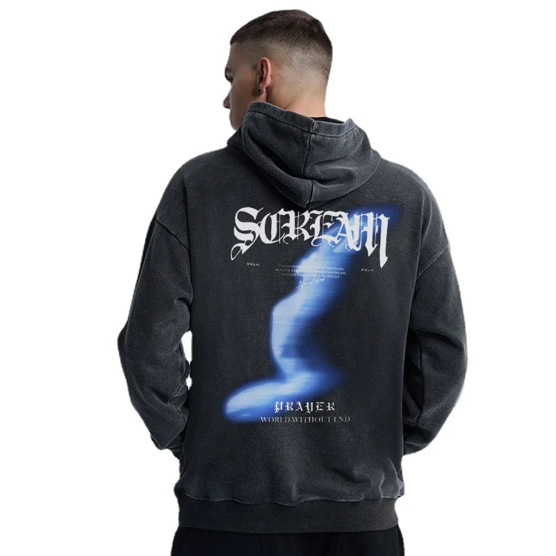 skatercore graphic tee featuring rainbowtouches washed mens new hoodie vintage unisex original design high street graphic fashion loose mens hoodies