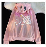 American Fashion Trend Pattern 3D Zipper Hoodie Women Street Y2K New H
