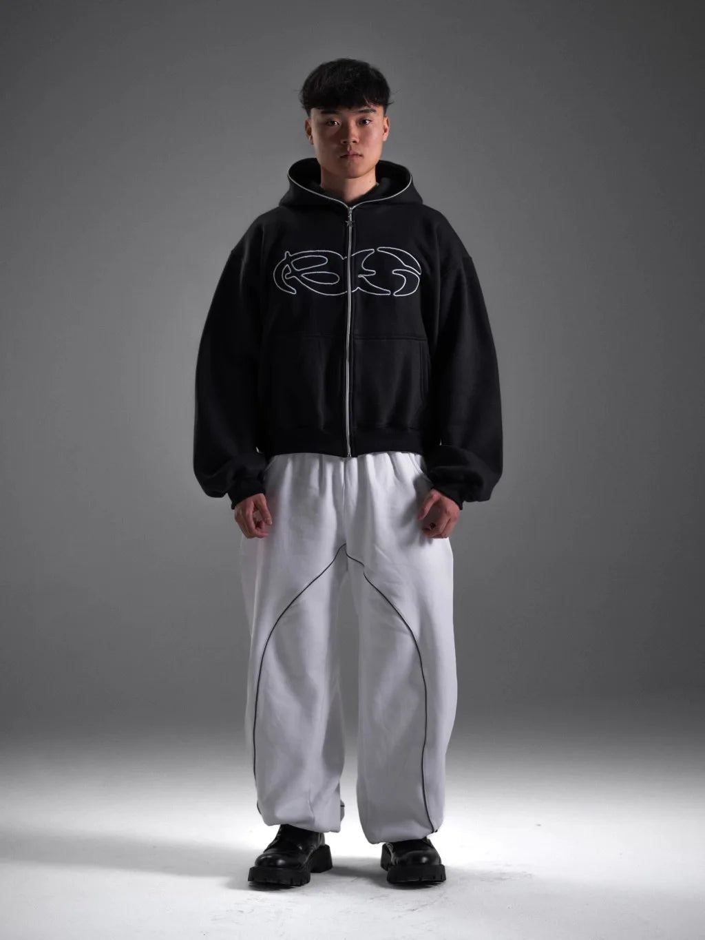 Y2k Winter Long Sleeved Hoodie Sweatshirt Oversized Winter Clothes Streetwear Y2k Vintage Punk Graffiti Print