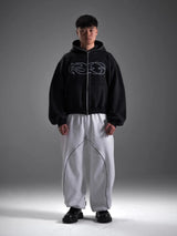 Y2k Winter Long Sleeved Hoodie Sweatshirt Oversized Winter Clothes Streetwear Y2k Vintage Punk Graffiti Print