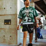 Trapwear Streetwear top – 2024 Summer American High Street Vintage Lettering Printed S