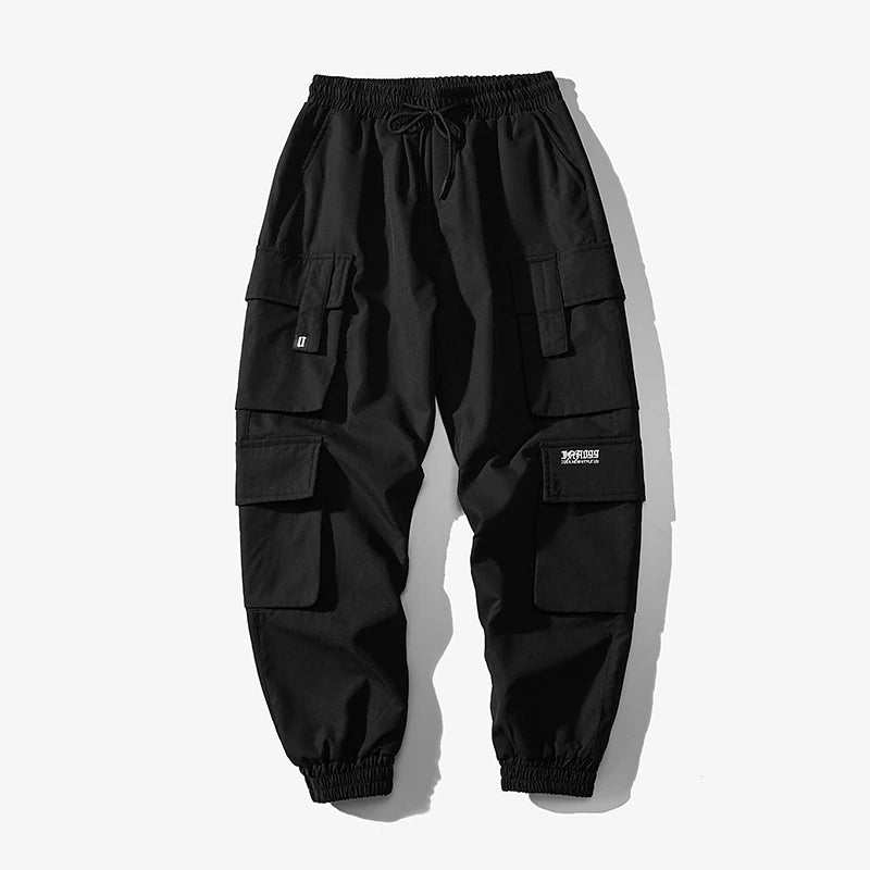 streetwear mens hip hop jogging pants casual men trousers big size loose sweatpants male 2023 new multi pocket harem pants 5xl unique joggers style 2887