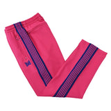 rose red embroidery pants casual men woman loose retro side edge weaving sweatpants trousers straight leg pants unique joggers style 4913