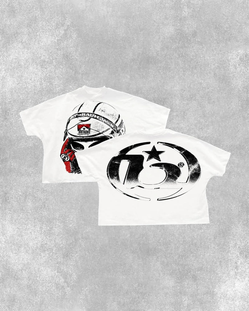 bold cartoon glitch shirt with sadcore energy and vapor drip