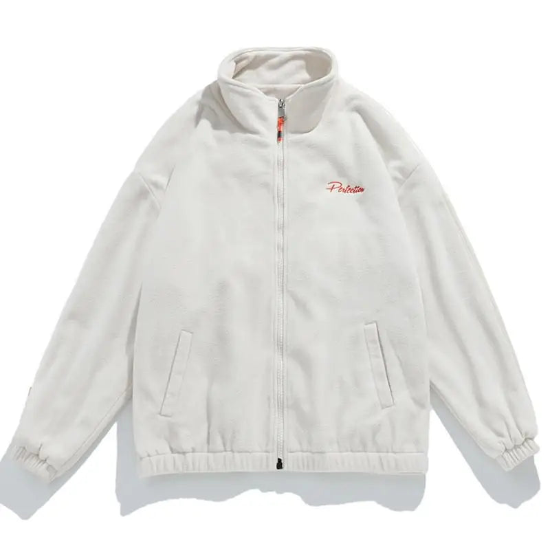 spring and autumn new fleece knitted coat mens loose couple suit versatile high street style unique default style 2026