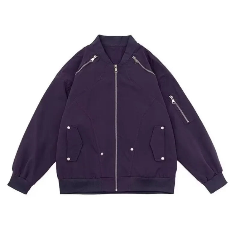 minimalist streetwear jacket, bold fashion piece, aesthetic