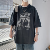Cyberpunk Chrome print – New Anime Graphic Print Short Sleeve T Shirt For Men Hip Hop