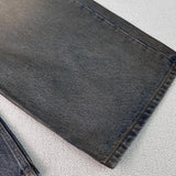 Yellow clay batik coated jeans