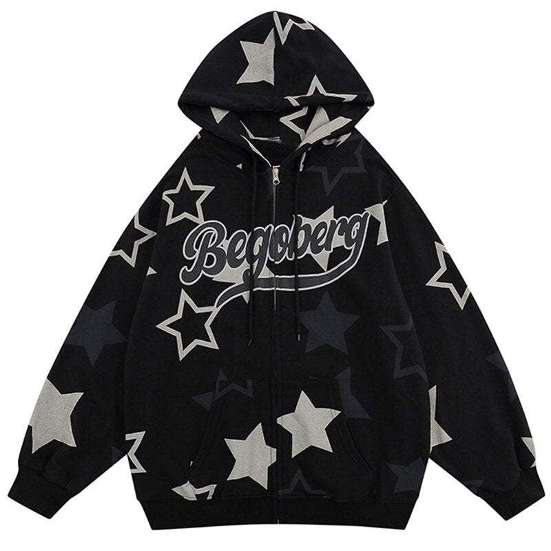 "Ice Castle" Graphic Unisex Streetwear Vintage Women Men Y2K Hoodie