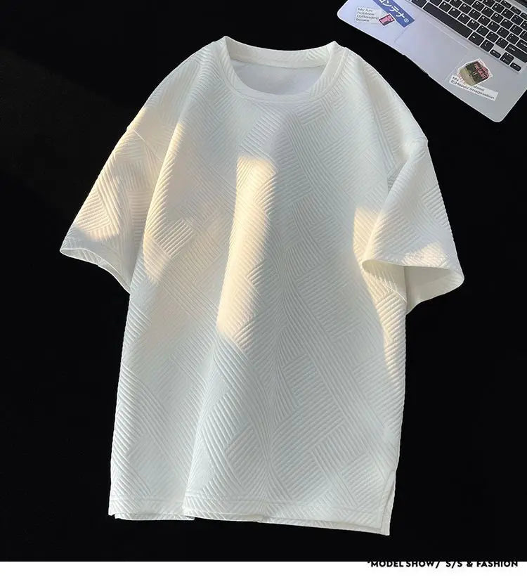 Sadcore Vintage anime – 2023 Summer Men T Shirt Short Sleeve Loose Fashion New Desig