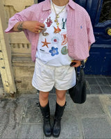 Sadcore Vintage t-shirt – Oversized Harajuku Summer Casual Popular Cherry Graphic T Sh