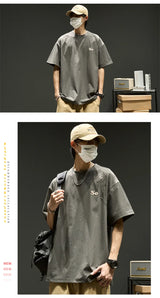 Trapwear Crying character – Summer Mens Embroidered Short Sleeve T Shirts 2024 New Oversized