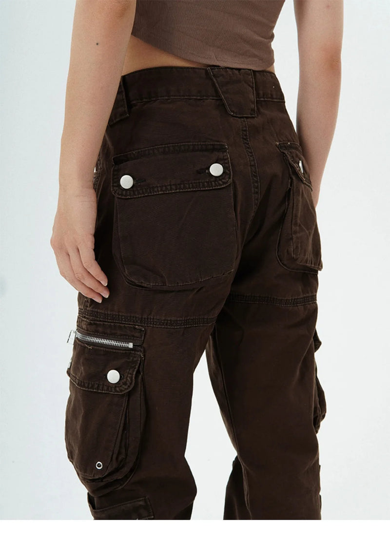 hip hip pants retro cargo harem pant streetwear side pockets harajuku joggers unisex new casual loose straight cotton trousers unique joggers style 2820