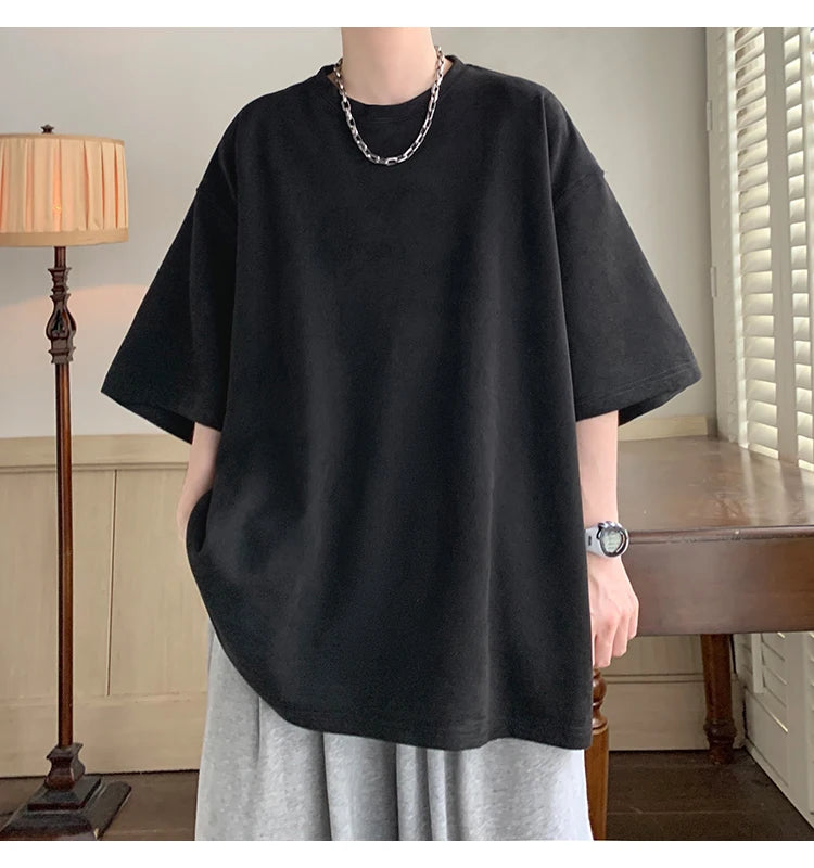 Gothic Broken heart – Summer Short Sleeved T Shirt Men Oversized Casual Round Neck