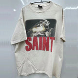 Trapwear Shirt – High Quality New Saint T Shirts Men Woman Cotton O Neck Vers – Urban Streetwear for Men & Women