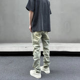 retro washed skinny jeans men pant destroyed ripped holes slim biker zipper jeans trousers fashion streetwear hip hop joggers unique joggers style 5228