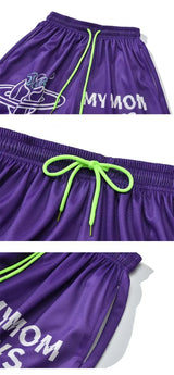new mens basketball shorts sports short pants summer mesh breathable sweatpants high street shorts quick drying gym shorts unique joggers style 4341