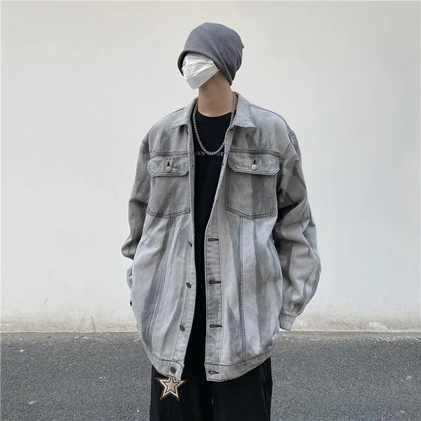 leather varsity coat, fall fit essential - oversized graphic apparel for edgy looks