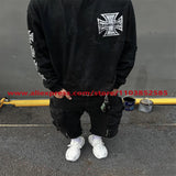 2024 Autumn Vintage American Heavy Weight Oversize Long Sleeve T Shirt