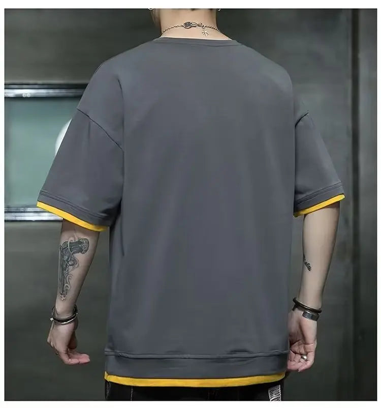 Y2k Aesthetic piece – New Mens Harajuku T Shirt Japan Graphic Hot Sale Cartoon Cas