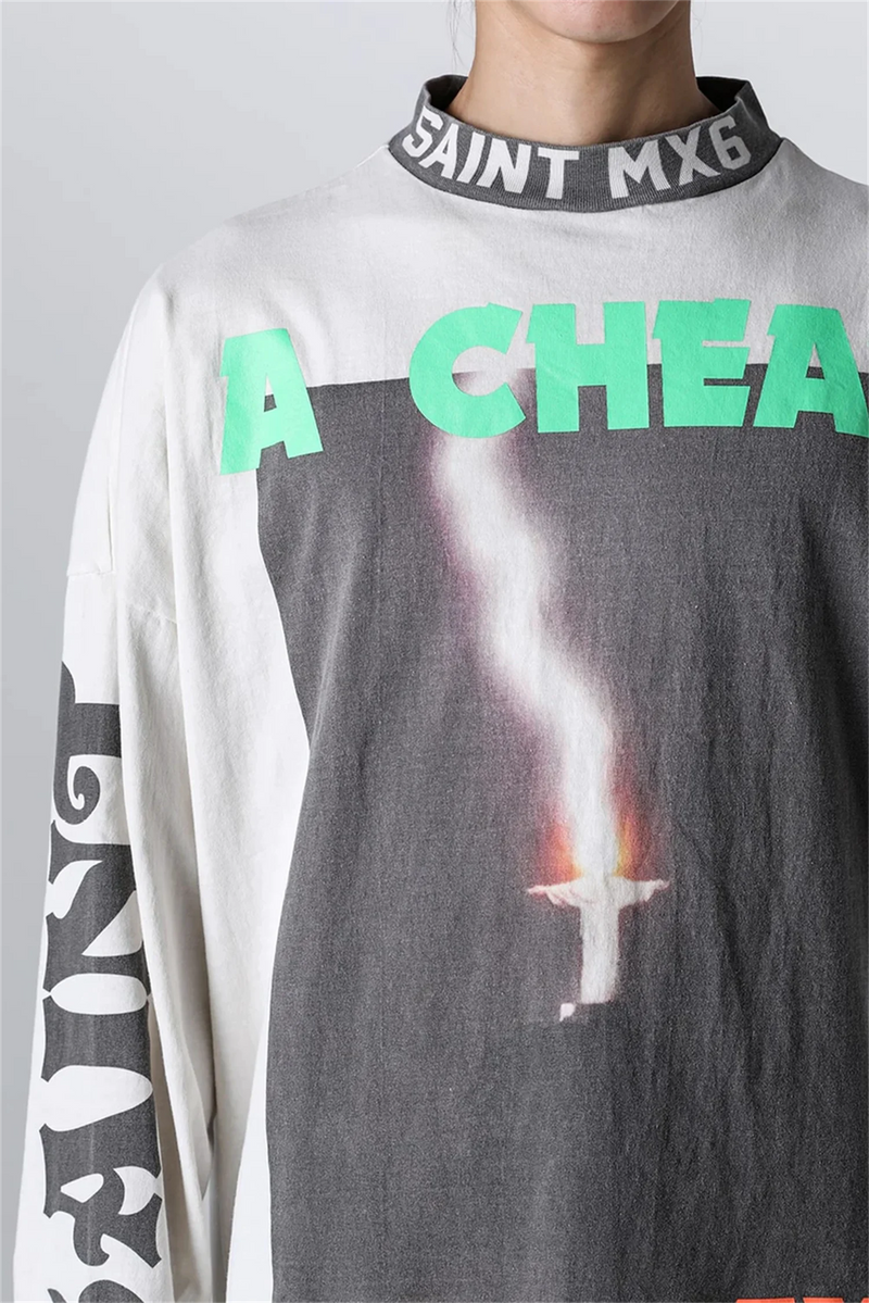 grunge graphic tee featuring high street vintage retro a cheap holiday letter print fire hand thunder streetwear cotton long sleeve t shirt pullover