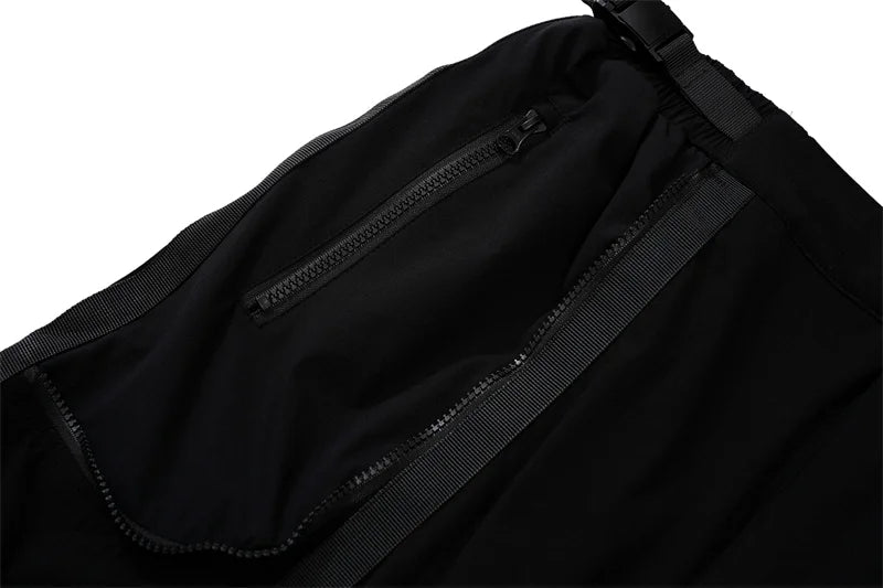 undermycar functional strap high street pure cotton pants unique default style 2913
