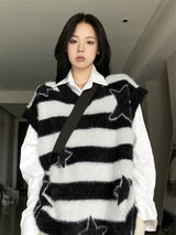 grunge knit pullover for fall and winter, oversized aesthetic with urban style, mens fashion layer for modern streetwear coll