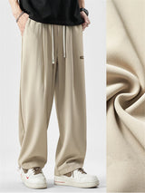 2024 new y2k straight gym pants mens korean fashion sportswear drawstring wide leg sweatpants casual baggy vintage trousers unique joggers style 3362