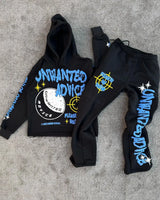 2024 y2k long sleeved foam printed pullover hoodie sweatshirt and pants two piece streetwear trendy wear dark vintage casual 1 unique default style 2220