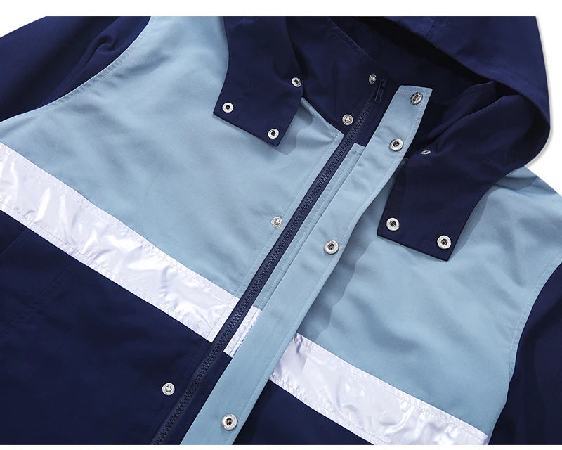 Oversized high fashion graffiti vintage windbreaker puffer