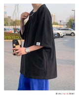 Anime Streetwear top – T Shirt Oversized Cotton Men Fashion Mens Summer Tshirts Ove