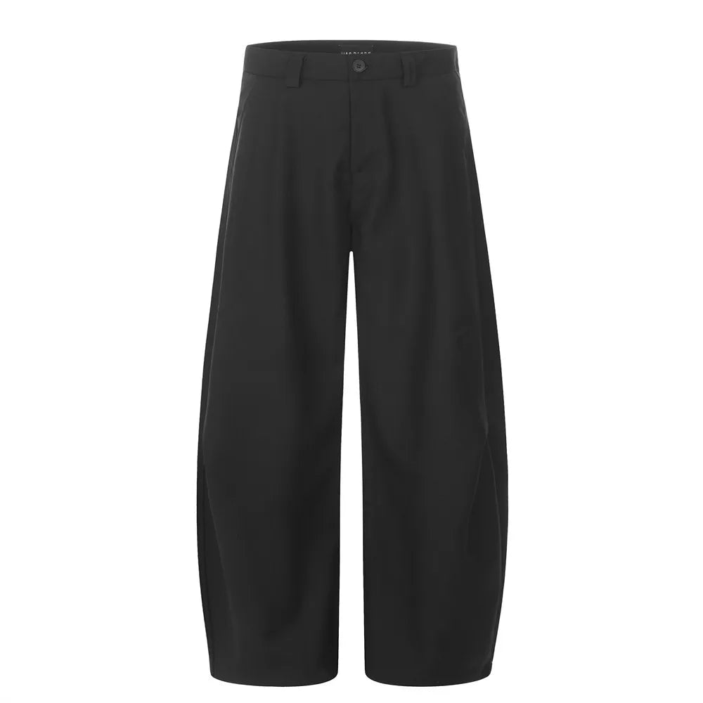 men women american streetwear fashion loose casual vibe hip hop cleanfit wide leg suit pant boyfriend harem pants trousers unique default style 2061