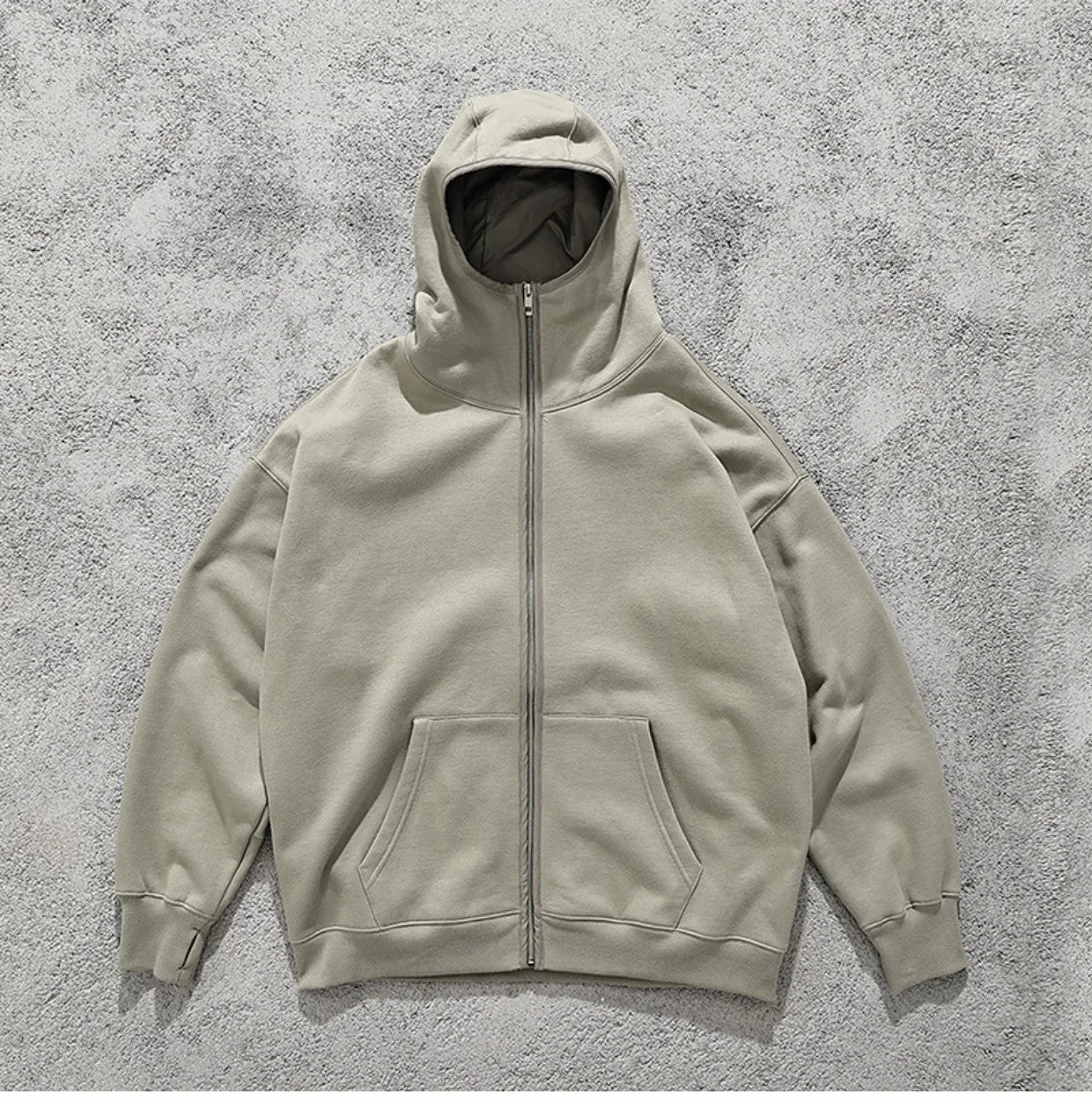 vaporwave melting smiley featuring streetwear solid color ninja zipper hoodies mens fleece turtleneck cardigan outdoor oversized hoody plus velvet charge coat