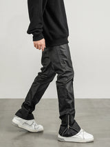 mens pants new casual hip hop punk trousers bottom zippers pants streetwear harajuku fashion bike high street pant joggers unique joggers style 4139