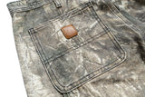 streetwear trees print camouflage baggy jeans for men and women patchwork washed casual denim trouses oversized loose cargos unique cargo style 988