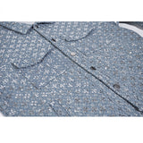 hip hop sequins denim jacket streetwear new casual long sleeve jean coats mens autumn winter harajuku cotton outerwear nan fa - variant style fddb85 for streetwear fashion
