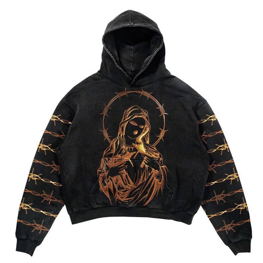 "Golden Son" Graphic Unisex Streetwear Women Men Y2K Hoodie