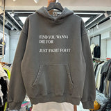 Tactical urban street hoodie with neon accents and pockets