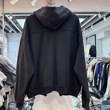 Rapper-style oversized hoodie with bold street branding