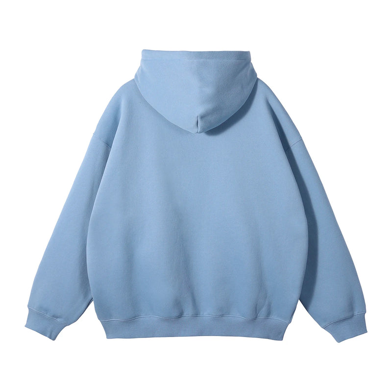 sadcore crying character featuring oversized zip up hoodies kanye autumn and winter double zippered men cardigan hoody streetwear hooded casual female sweatshirt