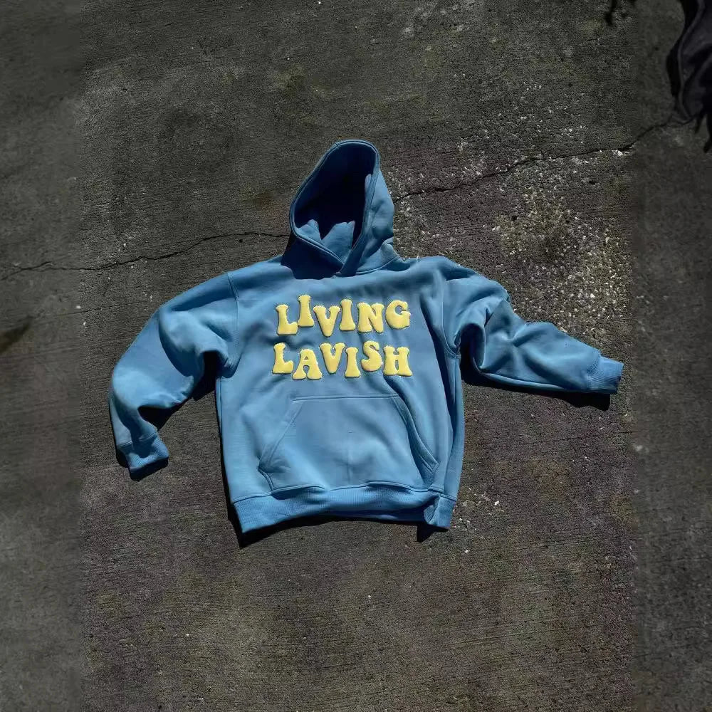 Y2k Winter Long Sleeved Hoodie Sweatshirt Oversized Winter Clothes Streetwear Y2k Vintage Punk Graffiti Print