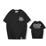 Gothic Crying angel – Vintage Amekaji Letter Printed T Shirt Men 2022 Spring Summe