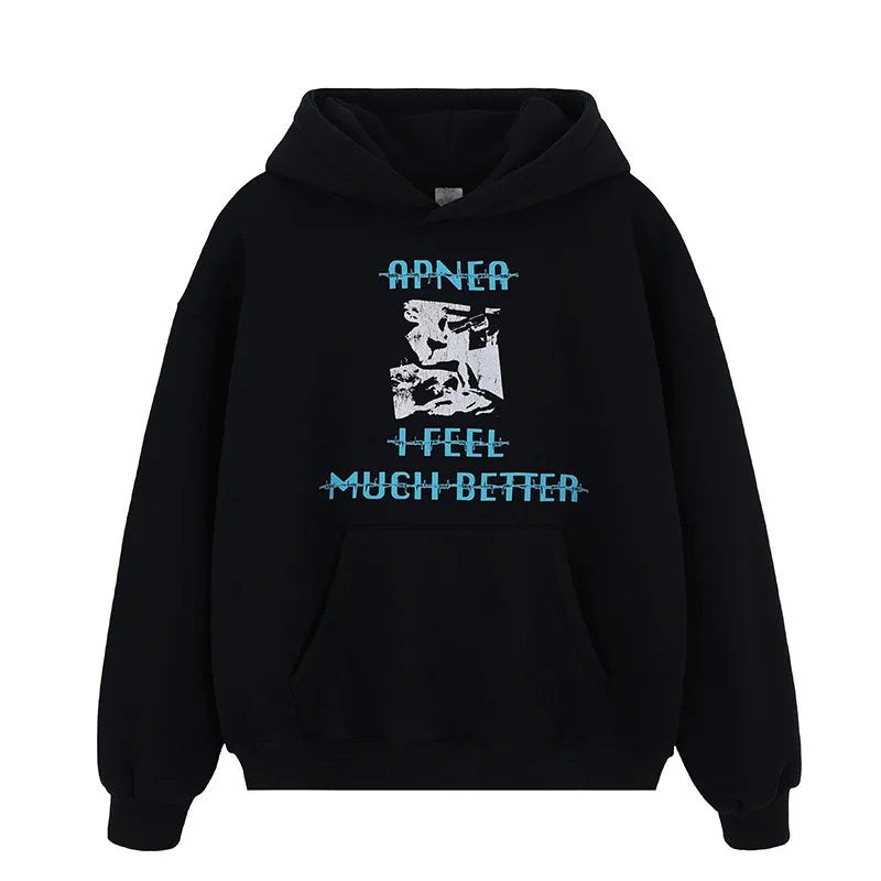 Y2K aesthetic hoodie with oversized vintage streetwear look