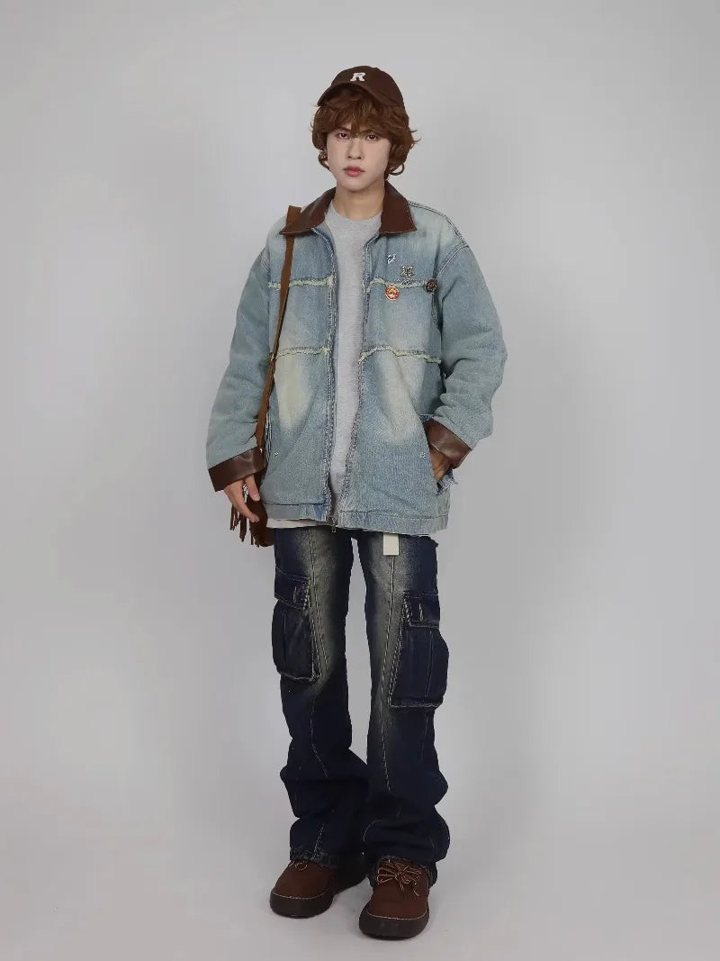 graphic winter jacket, 2025 streetwear trend, cool weather