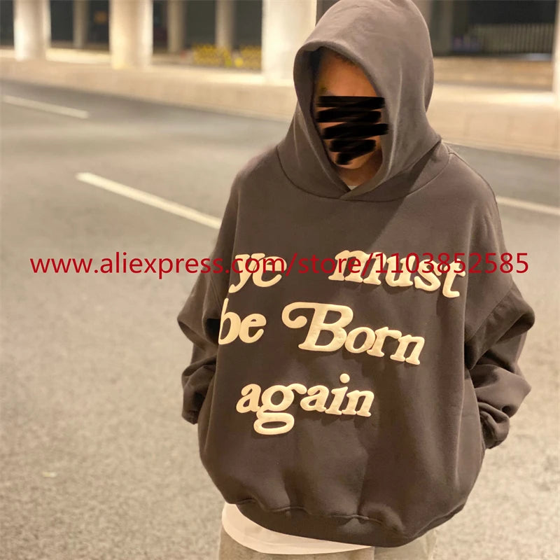 Autumn Winter New 2024 Vintage American Long Sleeved Hoodie Mens Heavy