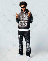 Y2K High Street Clothing Oversized Pullover Sweatshirt Mens 2023 Sprin