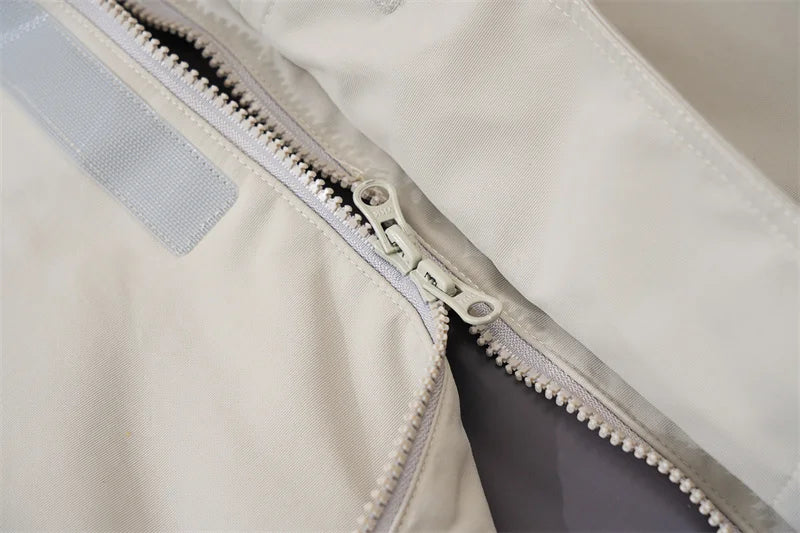 Undermycar 2023 Deconstructor Contrast Zipper Windbreaker Coat